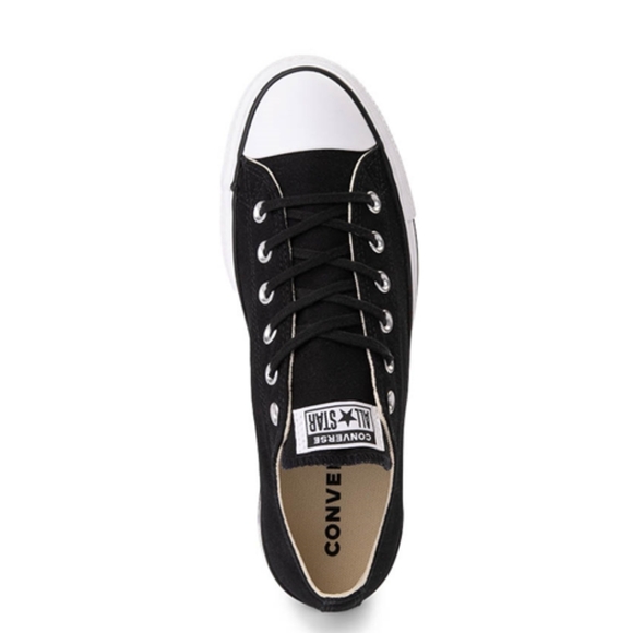 SOLD Converse CTAS Lift Lo Platform Sneakers in Black sz 10 NEW - Picture 5 of 10